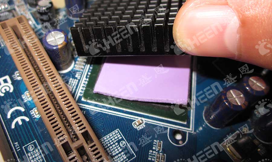 盛恩帶您了解導熱墊片關于導熱系數與熱阻之間的關系